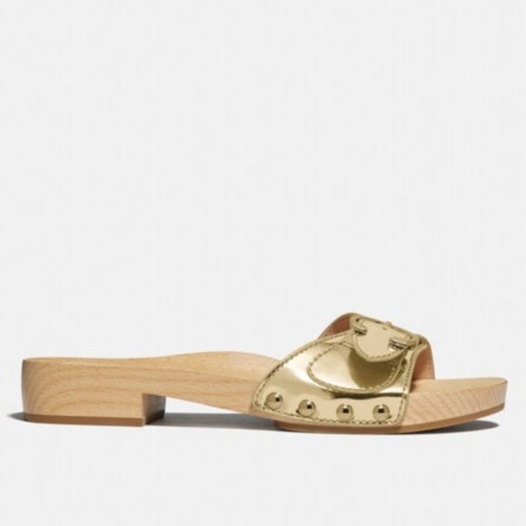 Coach gold Bleeker Metallic San - Picture 5 of 8